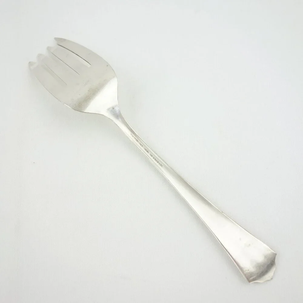 Continental Silverplate Three Cold Meat‎ Serving Fork